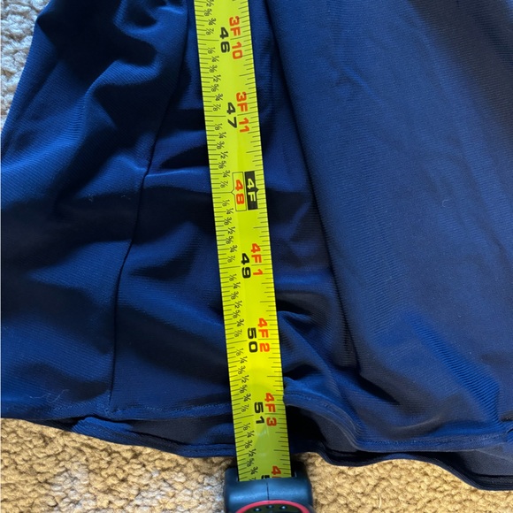 Davids Bridal navy gown - Picture 9 of 9